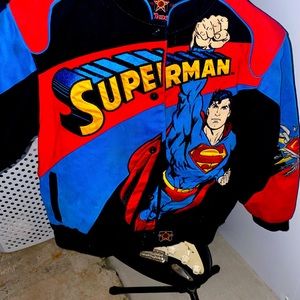 Superman jacket for boys size 7/8 , super cool and like new!!!